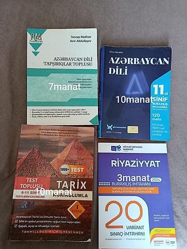 Məzmunca zəngin imtahan hazırlıq kitabları və test topluları — 4