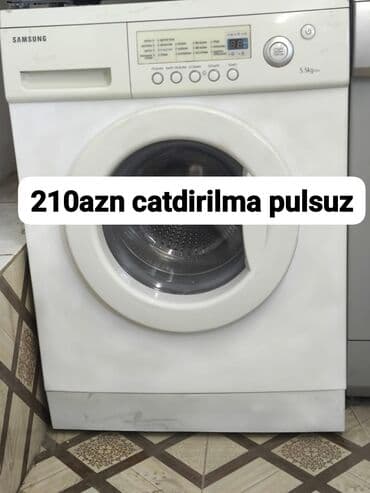 Paltaryuyan maşın Samsung, 5 kq, Avtomat, Qurutmasız, Kredit yoxdur