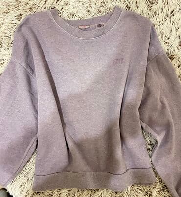 женские свитшоты с принтом: Толстовка, LeviS, L, цвет - Фиолетовый — 1