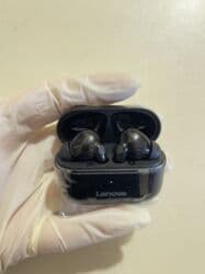 Микрофоны: Новый Беспроводные (Bluetooth) Наушники, Lenovo, цвет - Черный — 3