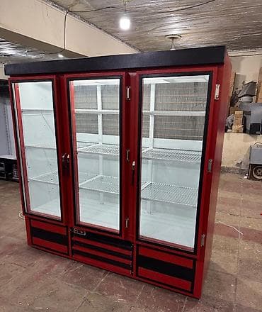 vitrin xaladenlik: Mağaza vitrin soyuducusu – 3 qapılı, şüşə önlü model - Tip — 1