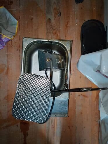 Elektrik fritöz vannası – stolüstü tip - Material: paslanmayan polad