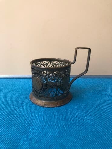 ваза стеклянная прозрачная высокая без узора: Бокал, 1965 год, Россия — 1