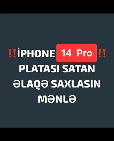 zapçast telefon: IPhone 14 Pro üçün nəzərdə tutulmuş plata lazımdır — 1