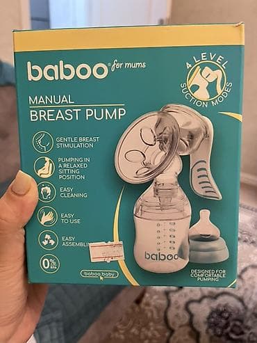 soel care: Baboo Manual Breast Pump – ana südünü rahat və effektiv sağmaq üçün əl — 1