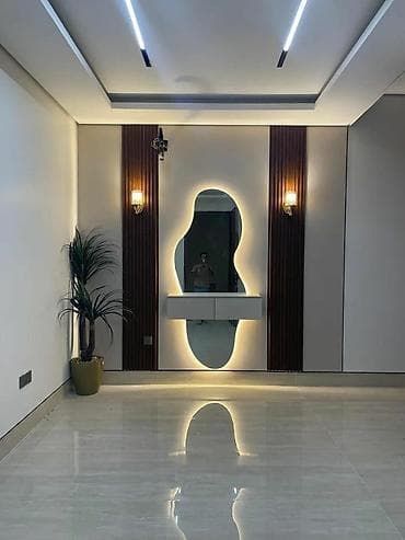 dekorlar: Güzgü Divar üçün, Dekorativ, Arxa işıqlı — 1