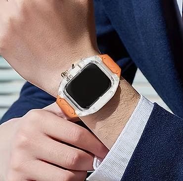 apple whatc: Yeni, Kəmər, Apple, Silikon, rəng - Qara — 4