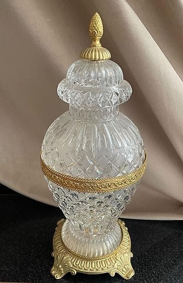 cipsi sekilleri: Almaniya istehsalı Xrustal bronz işlemeli Xrustal vaza.850 — 2