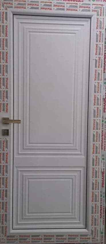 qapı setkaları: Yeni Plastik qapı 80x200 sm Zamok və çərçivə ilə, Zəmanətli, Pulsuz quraşdırma, Pulsuz çatdırılma, Rayonlara çatdırılma — 26