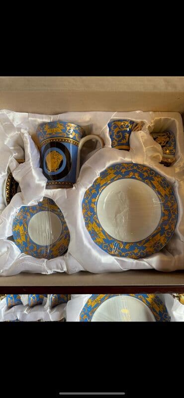 Блюда для тортов и сладостей: Yeni versace serviz — 2