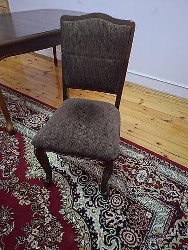 qonaq stulu: Qonaq otağı üçün, İşlənmiş, Açılan, Oval masa — 2