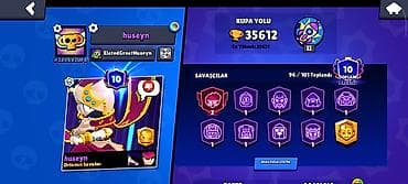 is elanlari qusar: Brawl Stars oyun hesabı - Kupa: 35,612 (ən yüksək 35,621), Kupa Yolu — 2