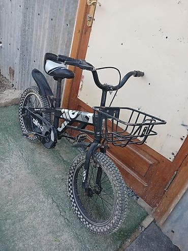 matorlu velospet: İşlənmiş İki təkərli Uşaq velosipedi 16", sürətlərin sayı: 1, Ödənişli çatdırılma — 4