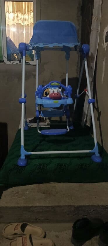 Bağ kresloları: Oturacaq-yelləncək, Zontikli, Metal — 2