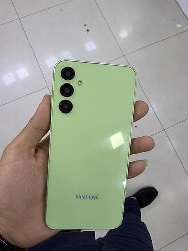 Elektronika: Samsung Galaxy A24 4G, 128 GB, rəng - Yaşıl, Barmaq izi — 1