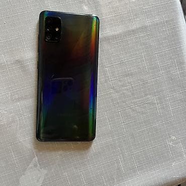 oppo find x6: Samsung Galaxy A51, 64 GB, rəng - Qara, Qırıq — 1