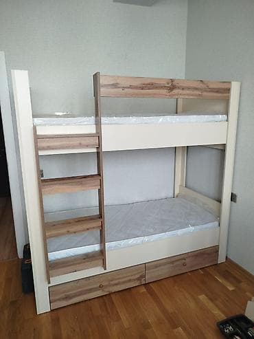 Oğlan və qız üçün, Yeni, Çarpayı, Matras ilə, Siyirməli, Laminat