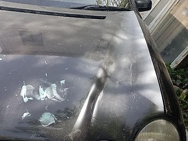 e46 kardan: Mersedes E-class (W210) üçün kapot - Rəng: qara (orijinal boyası — 3