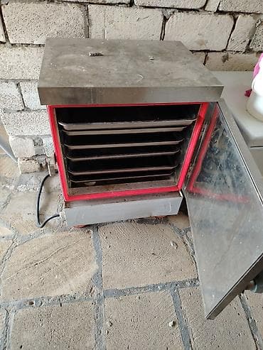 Elektrik konveksiya tipli qida qurutma/bişirmə şkafı - Paslanmayan