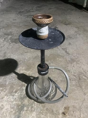 nargilə: Kalyán (nərgil) dəsti - Şüşə kolba: şəffaf, ensiz boğazlı, sabit — 1