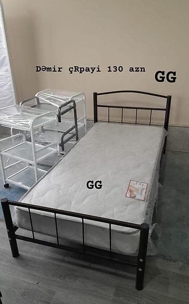 Təknəfərlik çarpayı, Matras ilə, Siyirməsiz