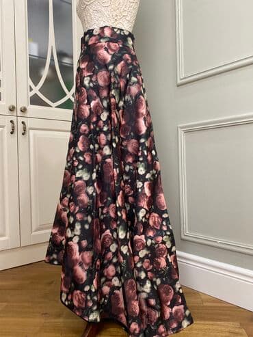 ağ qadın ətəkləri: Maksi Ətək, Orqanza, M — 2