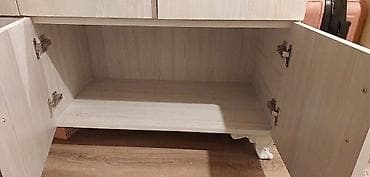 kalidor skafi: İşlənmiş, 3 qapılı, Güzgülü, Ağ, Digər material, Açılan, Düz dolab — 3