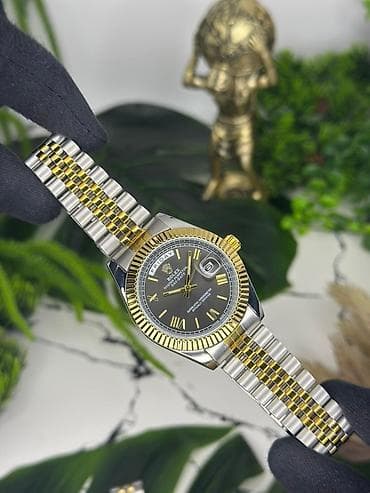 kişi kutkalari: Yeni, Qol saatı, Rolex, rəng - Qızılı — 2