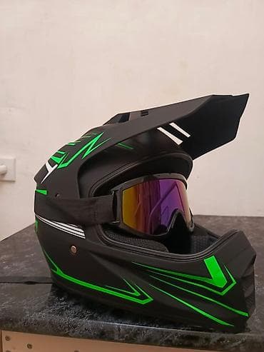 ulitka mator: Motokros/enduro üslubunda tam üzlü kask – SPARK TIKI dizaynı - — 4