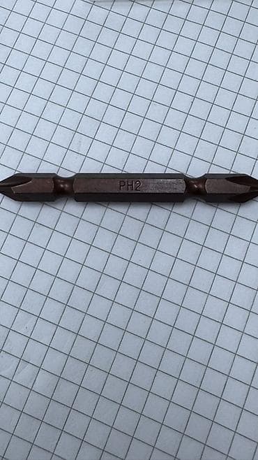 sverlo dəsti: PH2 x 65 mm ikitərəfli ucluq dəsti - Tip: Phillips PH2 ucluq - Ölçü — 4