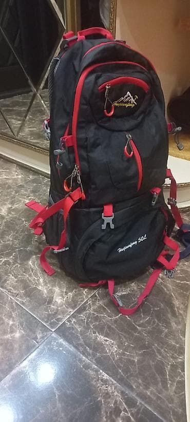 Ovçuluq və balıqçılıq: Trekking/dağçılıq üçün böyük həcmli bel çantası – 50L - Rəng — 2