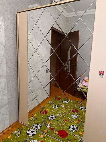 ucuz esyalar: 2 qapılı, Güzgülü, Bej, Kupe, Düz dolab — 2