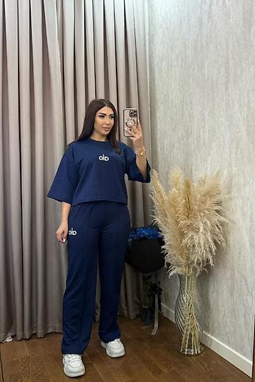 palt: Qadın idman dəsti – 2 hissəli - Üst: rahat kəsimli, qısa oversize — 4