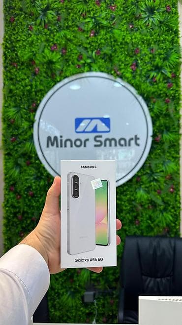 samsung galaxy z fold 3: Samsung Galaxy A56 5G, 256 GB, rəng - Ağ, Barmaq izi — 1