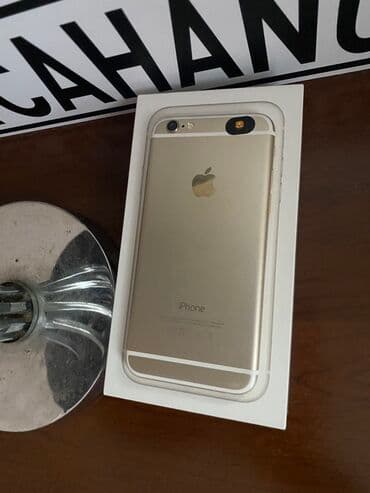 iphone 6s 128 gb: IPhone 6, 16 GB, Qızılı, Qırıq — 1