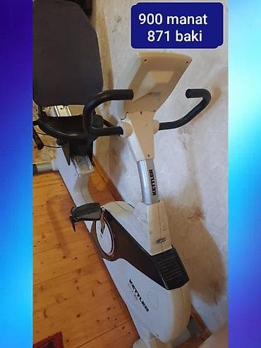 Kettler Recumbent velotrenajor - Arxalıqlı, oturaraq sürüş üçün