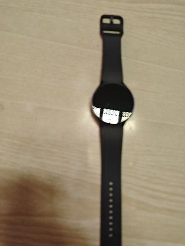 amazfit gtr 2: Ağıllı saat – qara rəng, dairəvi ekranlı model. Silikon qayışa — 1