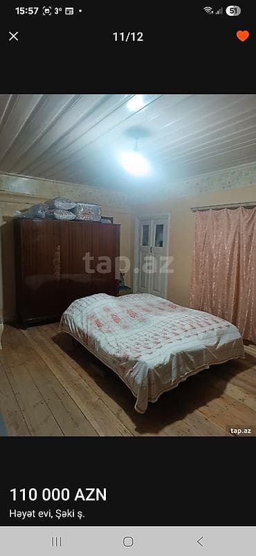 razinde kiraye evler: Həyət evi – Şəki şəhəri Əsas yolun kənarında, avtobus dayanacağının — 7