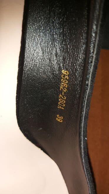 зеленые туфли: Туфли, Размер: 38.5, цвет - Черный, Новый — 5