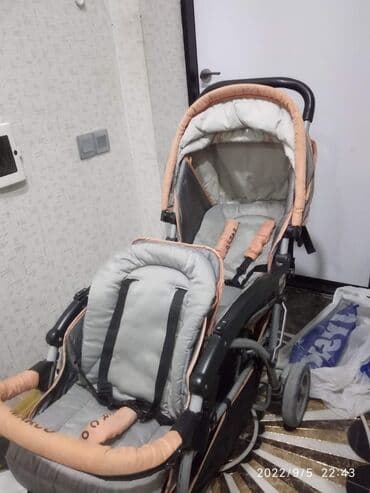 uşaq qolsuzları: Ekizlər üçün kalyasqa. Əla vəziyyətdə. Heç bir difekti və problemi — 3