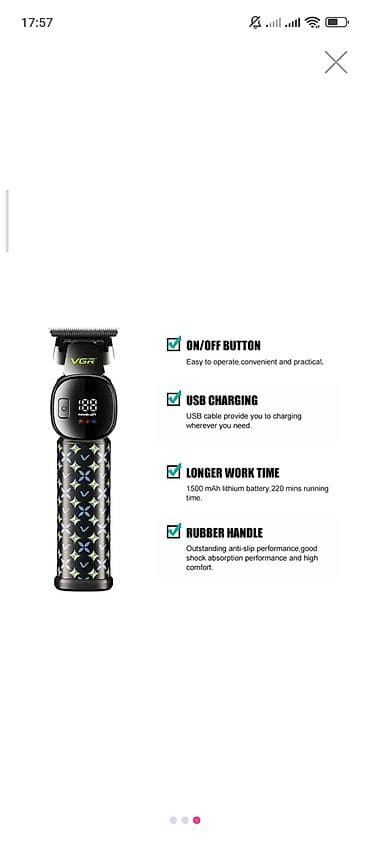 ucuz samavar: Saç qırxan maşın, Vgr, Yeni, Ödənişli çatdırılma — 3