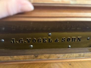piano mahnilari: J.G. Vogel & Sohn upright pianino - Marka/model: J.G. Vogel & — 2