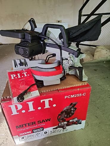 Mexaniki əl alətləri: P.I.T. PCM255-C göncəli kəsici (Miter Saw) Xüsusiyyətlər: - Güc: 2000 — 4