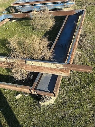 Həyət darvazaları: İşlənmiş Dəmir Həyət darvazası, Yana açılan, Mexaniki, Qapı ilə, rəng - Mavi, Kredit yoxdur, Ödənişli quraşdırma — 3