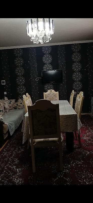 a frame ev: 3 otaqlı mənzil – interyer təsviri - Mətbəx: mərmər naxışlı üst və — 4