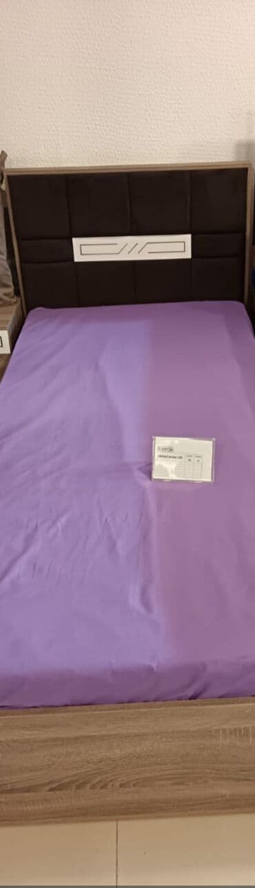 Хозтовары: Б/у, Односпальная кровать, Без подьемного механизма, С матрасом, Без выдвижных ящиков, Азербайджан — 2