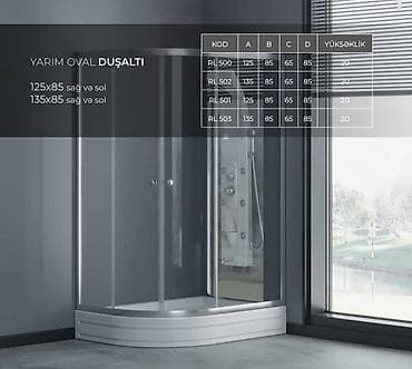 vanna olculeri: Yeni Vanna, Akril, 120x70 sm, Ödənişli çatdırılma — 8