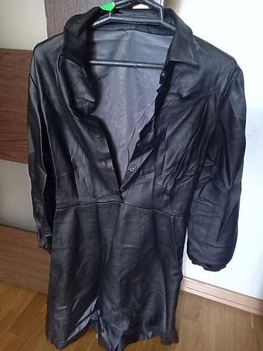 Qadınlar üçün qara dəri görünümlü don - Material: parıltılı eko-dəri lalafo.az -da Qadınlar üçün qara dəri görünümlü don - Material: parıltılı eko-dəri