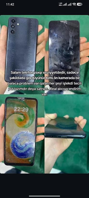 Samsung 64 GB, rəng - Qara, Qırıq — 1