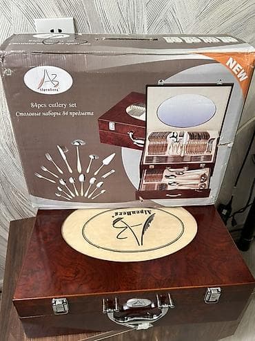 Yenidir AlpenBerg 84 hissəli çəngəl-bıçaq dəsti - Material: 18/10